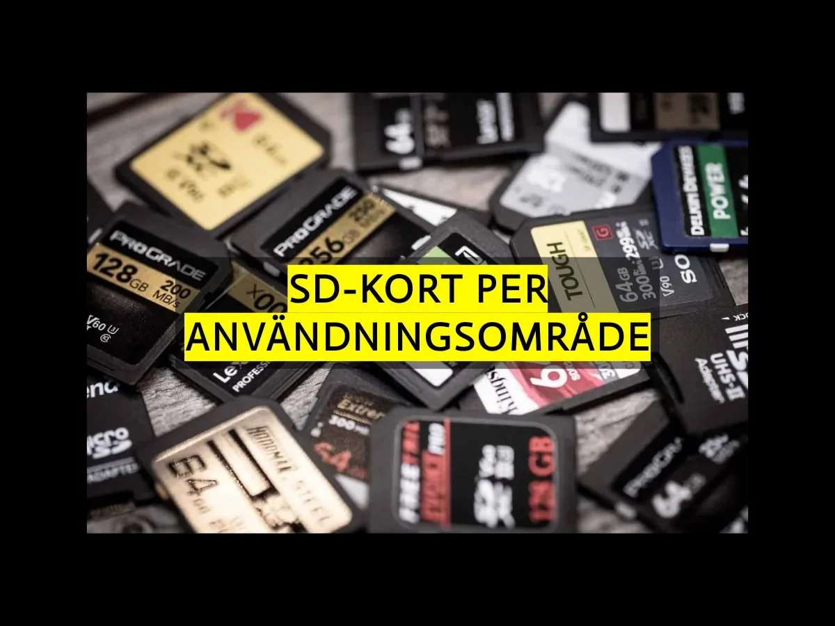 Bästa SD-korten för olika enheter och användningar